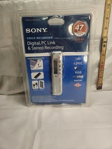 Versiegelt Sony ICD-SX46 (32 MB, 47 Stunden) Handheld Digital Transcriber / Recorder - Bild 1 von 8