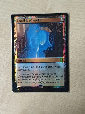 MTG Crucible of Worlds Masterpiece Foil NM Kaladesh Inventions - Image 1 of 2