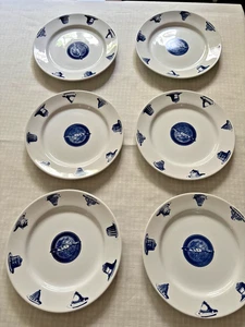 6 Vintage Price & Sons Charleston AT HOME Salat-/Dessertteller 7 3/4" - Bild 1 von 7