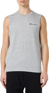 Champion Legacy Icons-Small Script Logo Tank S/L Uomocrewneck Camiseta, Gris Ch - Imagen 1 de 2