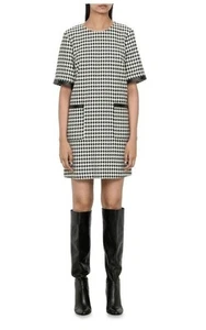 NEW VERONIKA MAINE SHIFT DRESS 16 RRP $299 (David Jones) LEATHER - Picture 1 of 6