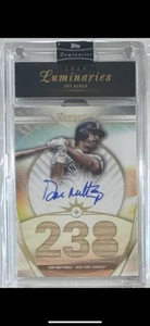 2024 Topps Luminaries Don Mattingly Hit Kings Autographed Relic /15 - Picture 1 of 2