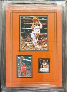 Chris Paul Clippers Hand Signed Auto Deluxe Mat Commemorative w- Card - Picture 1 of 1