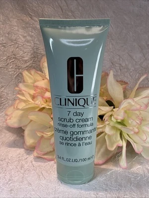 CLINIQUE 7 Day Scrub Cream Rinse-Off Formula (3.4oz/100mL) Full Size NWOB FreeSh - image 1 of 2