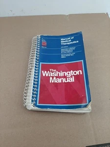 Washington Manual of Medical Therapeutics Spiral Book 27th Edition - Picture 1 of 6