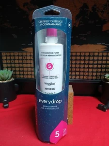 Whirlpool Every Drop Refrigerator Water Filters 5 Replacement EDR5RXD1 Free Ship - Picture 1 of 8