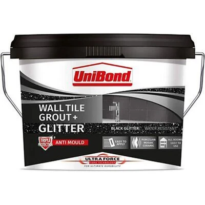 Henkel Fliesenmörtel, Glitzerputz - schwarz/glitzer alle Materialien 1,38kg - Bild 1 von 4