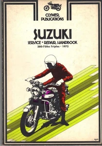 SUZUKI GT380,GT550,GT750 J TWO-STROKE TRIPLE,KETTLE,CLYMER MANUAL 1972 - Picture 1 of 1