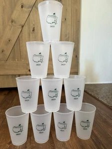 Masters Cups 2025 Set of (10) & (6) Masters Coasters. - Picture 1 of 2