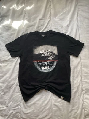 Carhartt T-shirt Black Graphic Size L - Imagen 1 de 4