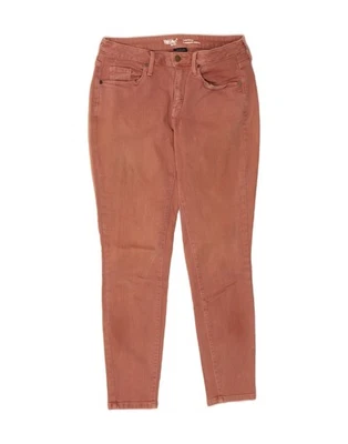 Pantalones de mezclilla ajustados con curvas MOSSIMO para mujer EE. UU. 8 medianos W30 L29 algodón rosa BV06 Foto 1 de 3