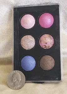 WET N WILD Limited Edition Coloricon Baked Eyeshadow Palette 6 clr Pink Red Blue - Picture 1 of 3