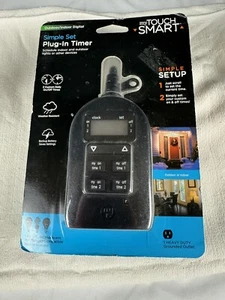 Jasco Digital My Touch Smart Simple Set Plug-In Timer Indoor Outdoor BRAND NEW - Picture 1 of 2
