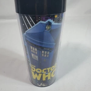 Doctor Who BBC 16oz. Dr Who Plastic Coffee Travel Mug Tumbler - Picture 1 of 8