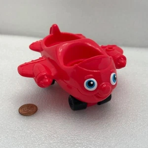 Fisher Price 2 Passagiere rotes Flugzeug Little People 2001 Mattel Spielzeug Vintage - Bild 1 von 11