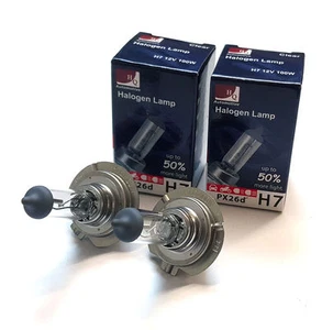 2x Halogen Light Bulb Lamp HQ Automotive H7 477 499 Clear 12V 100W High Beam C - Picture 1 of 3