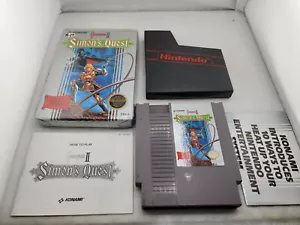 Castlevania II Simon's Quest 2 NES Nintendo Complete In Box CIB Near Mint Circle - Picture 1 of 6