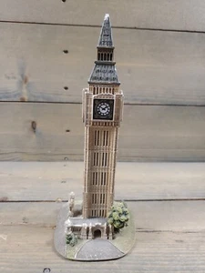 Lilliput Lane Britain's Heritage L2211 Big Ben Hecho en Inglaterra 1998 horario de invierno - Imagen 1 de 11