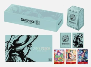 One Piece Card Game JAPANESE 1st FIRST ANNIVERSARY SET New Sealed English Cards - Foto 1 di 6