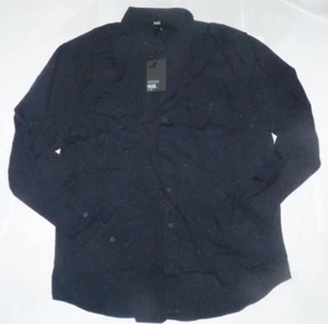 NUOVO PAIGE Everett NEPPED abito casual camicia abbottonata uomo L nuovo con etichette W447 - Foto 1 di 3