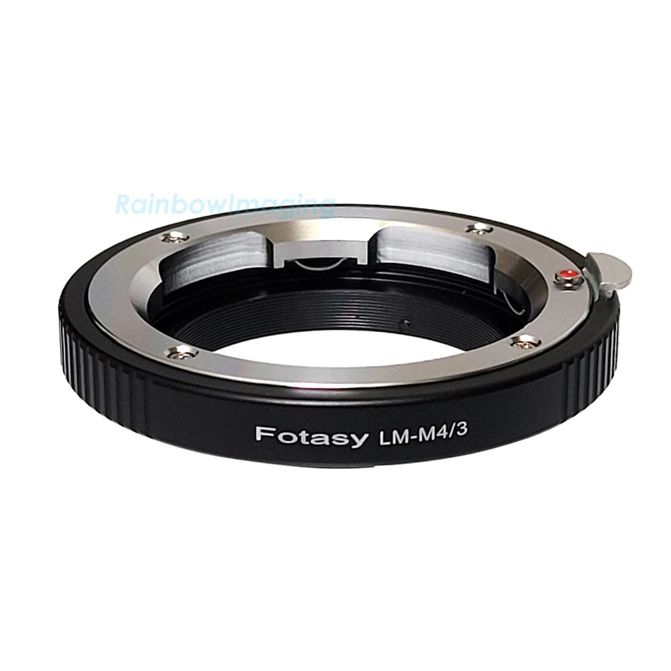 FOTASY Leica M lens to M43 MFT Camera Adapter Olympus E-M5 E-M5 Mark II E-M10 E-PM2