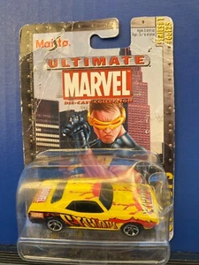 1/64 MAISTO ULTIMATE MARVEL CYCLOPS PLYMOUTH CUDA - Picture 1 of 2