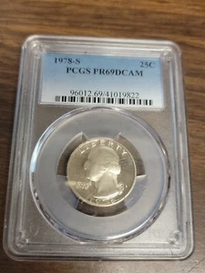 1978 S Proof Washington Quarter - PCGS PR69 DCAM  - Bild 1 von 4