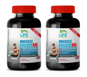 fast grows promoter - MUSCLE BUILDER XXL - mass gainer 2 Bottles 120 Capsules - Picture 1 of 11