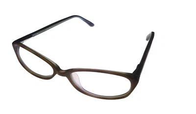 Marco de plástico ovalado rubio oftálmico Jill Stuart para mujer JS 120 2. 51mm Foto 1 de 4