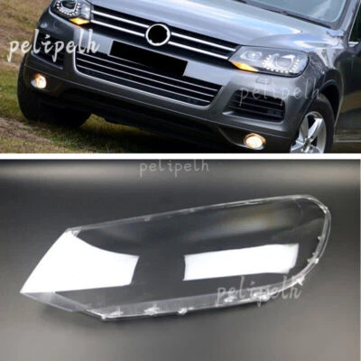 Cubierta de lente del faro delantero izquierdo pantalla para Volkswagen Touareg 2011-2014 Foto 1 de 4