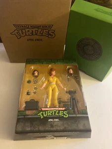 Super7 TMNT Ultimates April O'Neil Figure Teenage Mutant Ninja Turtles- New - Picture 1 of 13