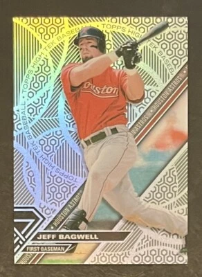 2017 Topps High Tek Pattern 4A Jeff Bagwell #HT-JB HOF (OP-1) - Image 1 of 2