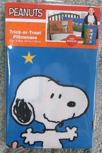 Snoopy Peanuts Halloween Trick or Treat Sack Kissenbezug mit Griff 2-seitig - Bild 1 von 2