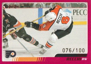 2003-04 O-Pee-Chee Hockey Red #229 Mark Recchi 076/100
