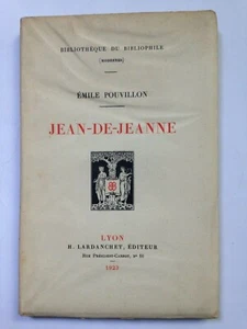 Emile POUVILLON 1923 Jean-De-Jeanne E.O. SUR VELIN HORS COMMERCE - Picture 1 of 3