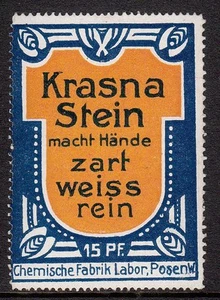 414113/ Reklamemarke - Krasna-Stein - Chemische Fabrik Labor - Posen - Picture 1 of 1