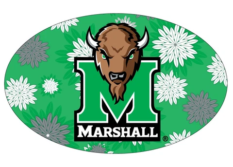 MARSHALL FLORAL DESIGN MAGNET-MARSHALL THUNDERING HERD CAR MAGNET-NEW FOR 2016! Cover