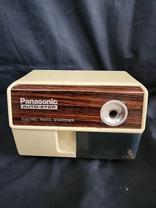 Vintage Panasonic Auto Stop elektrischer Bleistiftspitzer KP-110 getestet & funktionsfähig - Bild 1 von 2