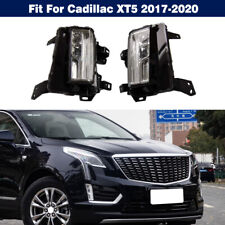 Pair Front Fog Lamp Driving Light Assembly LED DRL For Cadillac XT5 2017-2020