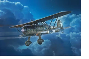 FIAT CR.42 CN "Falco" Night Fighter Italeri | No. 1485 | 1:72 NUOVO - Foto 1 di 1