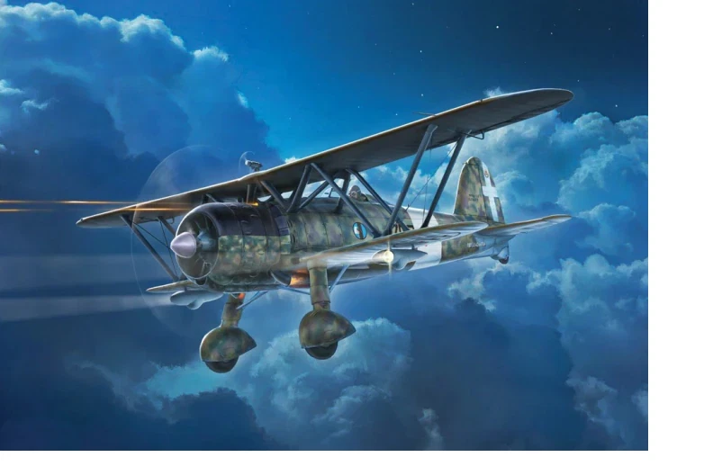 FIAT CR.42 CN "Falco" Night Fighter Italeri | No. 1485 | 1:72 NUOVO - Immagine 1 di 1