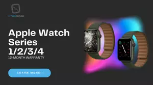 Apple Watch Series 1, 2,3, 4 - Screen Glass Repair service LIFETIME WARRANTY - Picture 1 of 8