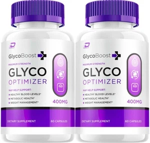(2 Pack) Glyco Boost Blood Support Capsules – Glyco Optimizer Pills Max Strength - Picture 1 of 7