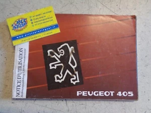 GEBRAUCHS- UND WARTUNGSHEFT PEUGEOT 405 - ORIGINAL - Bild 1 von 2
