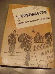 Vintage c/o Postmaster Book by Corporal Thomas R. St. George - Imagen 1 de 1