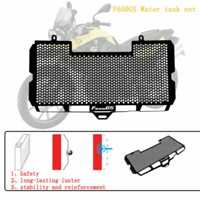 Protector de rejilla del radiador para BMW F650 GS F650GS 2008-2016 Foto 1 de 4