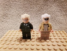 Stan Lee / Colonel Sander Minifigure Lot - LEGO Compatible