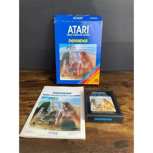 Classic Atari 2600 Defender Game with Box & Manual Included - Picture 1 of 4