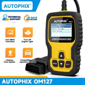 Automotive JOBD OBD2 Diagnostic Scanner Car Code Reader Engine AUTOPHIX OM127 - Bild 1 von 11