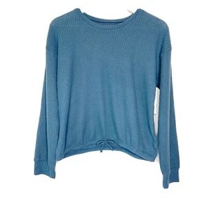 Treasure and Bond Children's Soft Waffle Knit Tie Waist Sweater NWT XL (14/16 - Picture 1 of 6